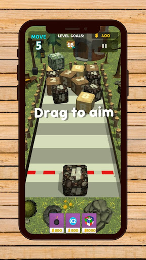 Castle 2048 3D-Merge Cube Game Screen 2