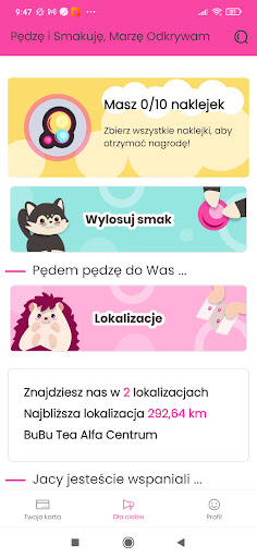 Android application BuBu Bubble Tea screenshort