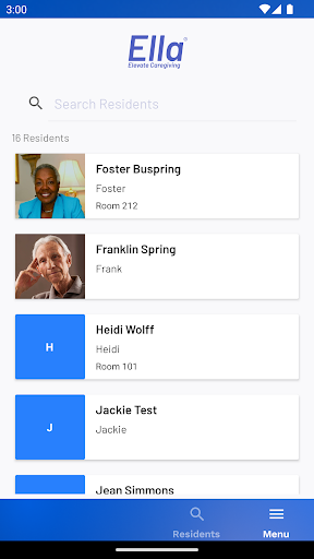 Android application Ella screenshort