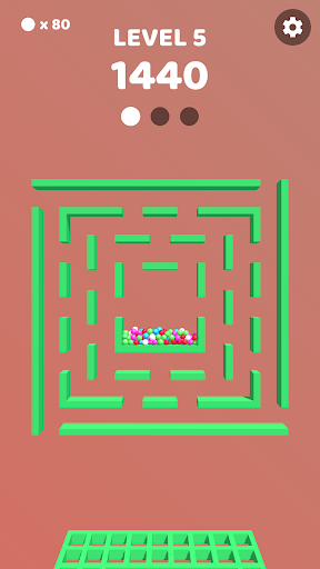 Roll Balls 3D:Rotate Maze Game Screen 2