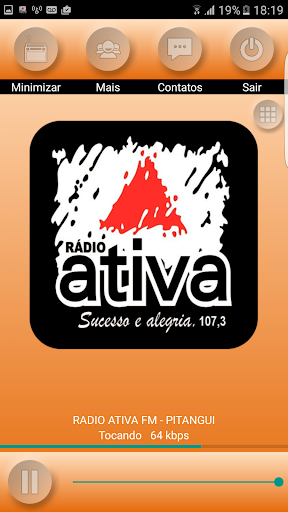 Ativa FM 107,3 – Pitangui Screen 3