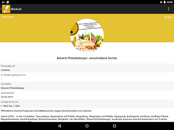 AGES Produktwarnungs-App