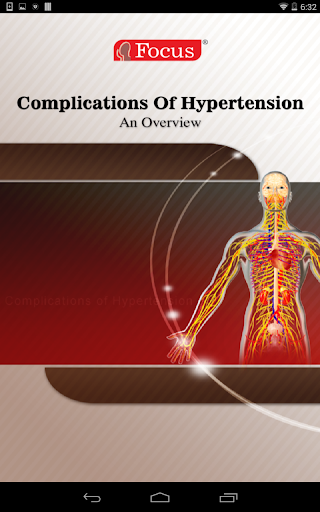 Android application Complications of Hypertension screenshort