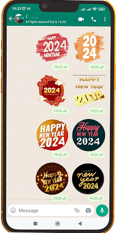 Happy New Year 2024 Stickersのおすすめ画像5