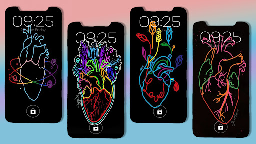 Neon Glow Wallpaper Screen 2