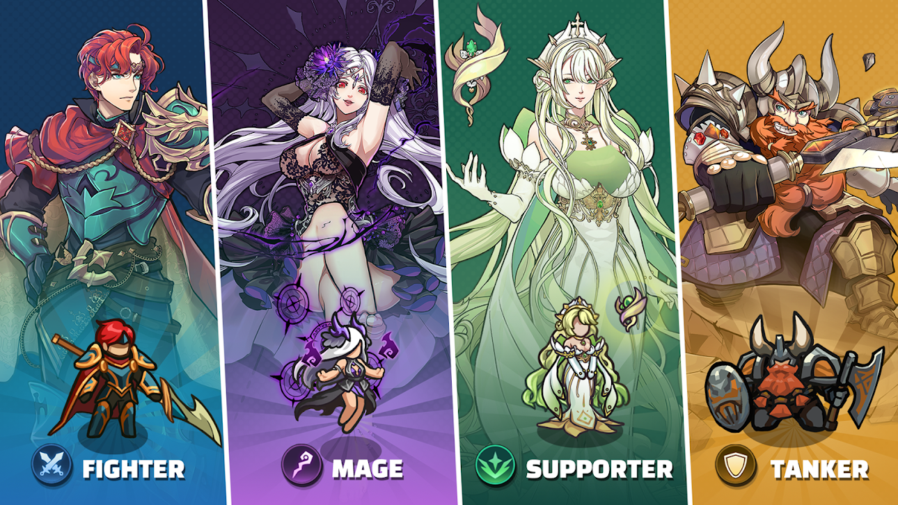 Fortias Saga: Idle RPG Mod APK screenshot 1 - Android mod game interface