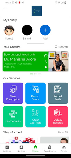 Android application Matritva Clinic screenshort