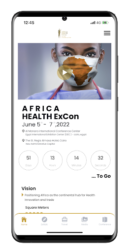 Android application Africa Health ExCon screenshort