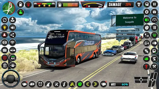 xe buýt giả lập trò chơi 3d