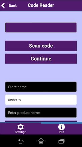 Barcode Reader Plus Screen 2