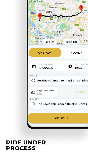 Capital Chauffeur Screen 2