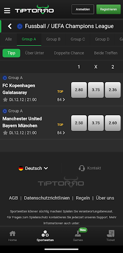 Tiptorro Mobile App Screen 3