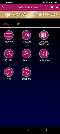 Android application SAPAA Programs screenshort