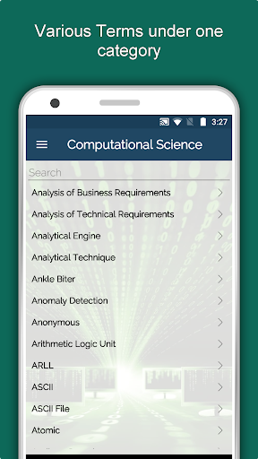 Computer Science Dictionary Screen 3