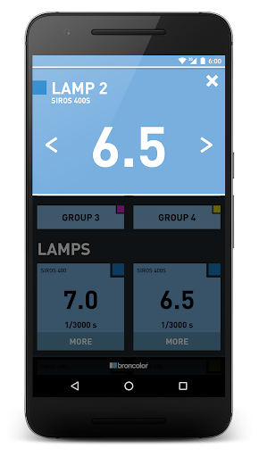 bronControl Screen 3