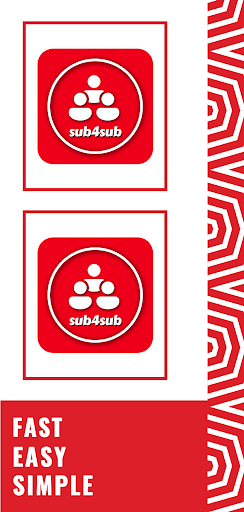 Android application Easy Sub4Sub Pro X screenshort