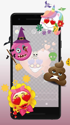 Android application Emoji Sticker Editor WASticker screenshort