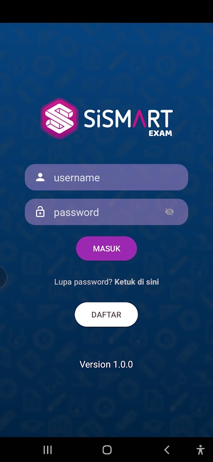 SISMART EXAM Screen 2