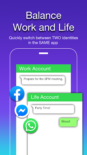 2Accounts - Dual Space & Dual Apps 3.3.4 Screenshots 2