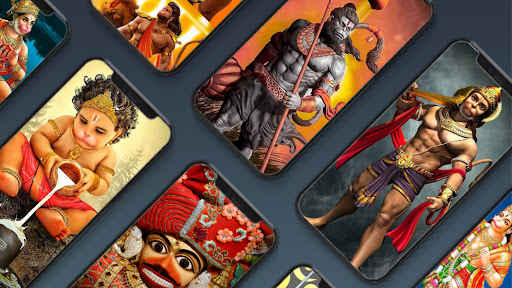 Android application Hanuman Wallpaper HD 4K: 3d screenshort