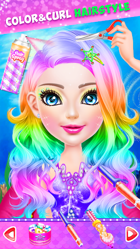 Mermaid Hairs Artist Makeover Screen 3