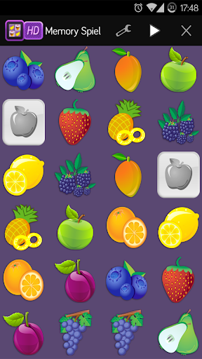 Android application Memory Game screenshort