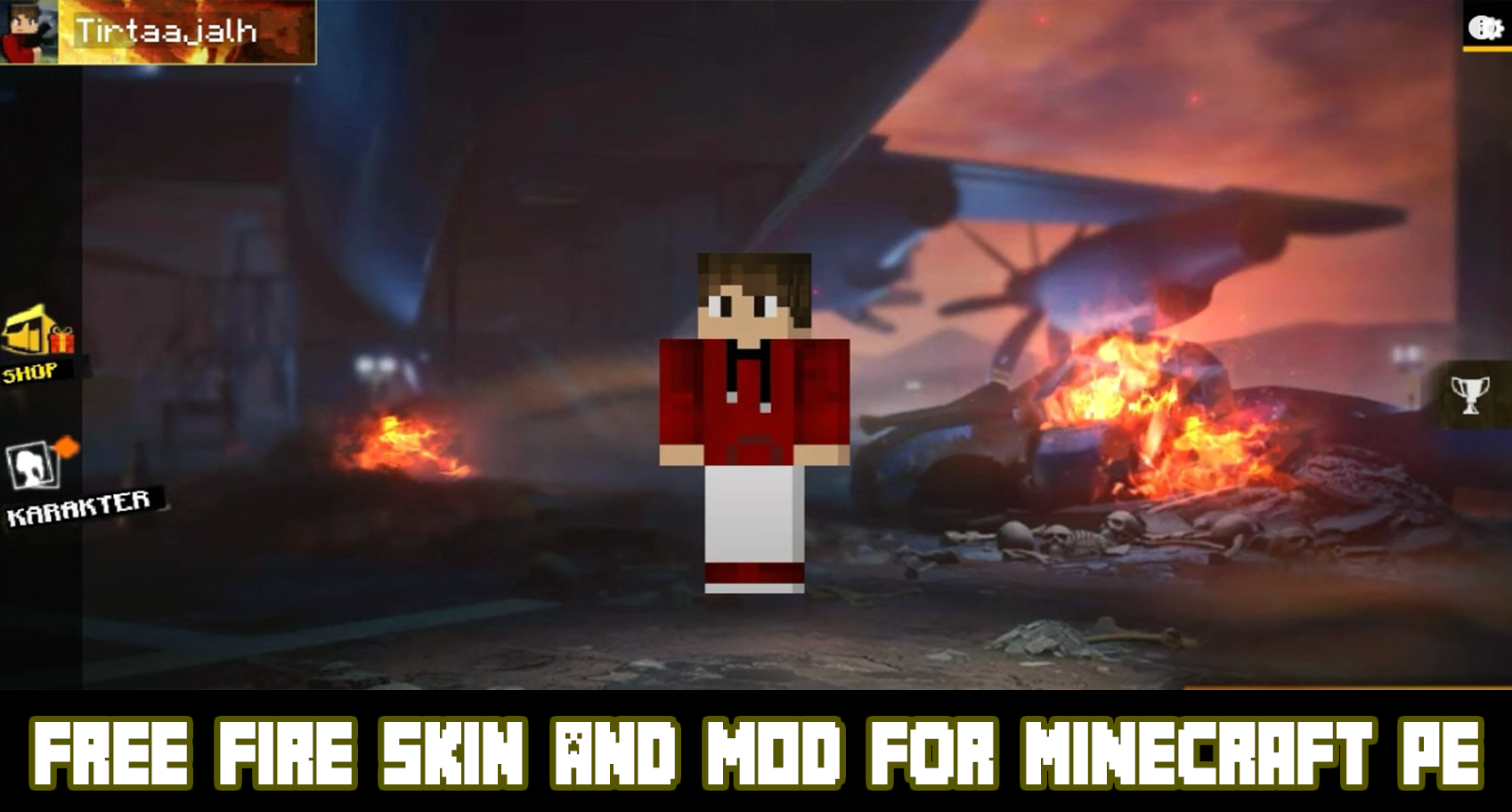 Skins Free Of Fire For Minecraft Pe Para Android Apk Descargar