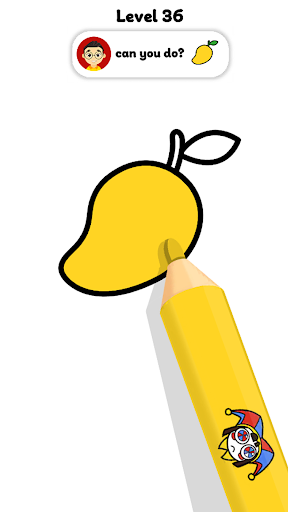 Coloring Virtual Pomni ASMR Screen 3