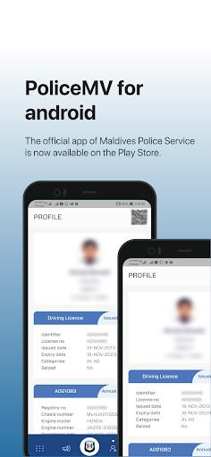 Android application PoliceMV screenshort