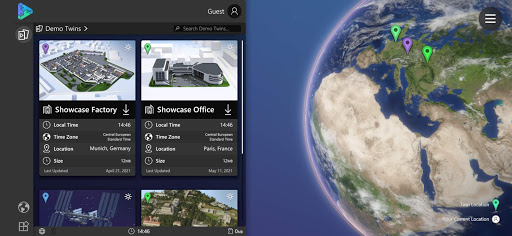 Android application twinzo - Digital Twin screenshort