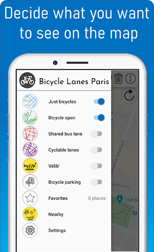Bicycle Lanes Paris Screen 2