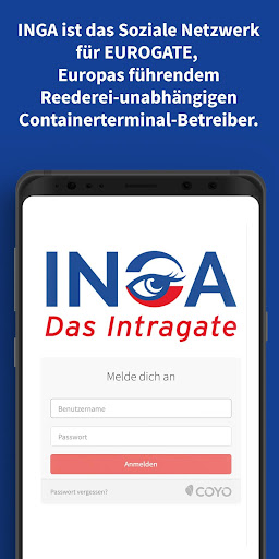 Android application EUROGATE INGA screenshort