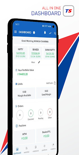 Android application Tradeswift : Stock Trading App screenshort
