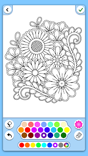 Flowers Mandala coloring book For PC installation