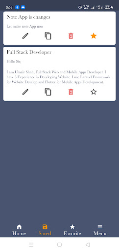 Note - Notebook - Save Text Screen 3
