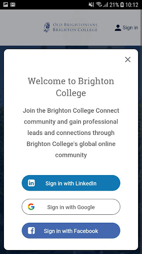 Brighton College Connect Screen 3