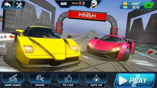 Ramp Car Gear Racing 3D: New Car Game 2021 screenshots 1
