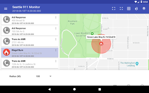 Captura 10 Seattle 911 Incidents Monitor android