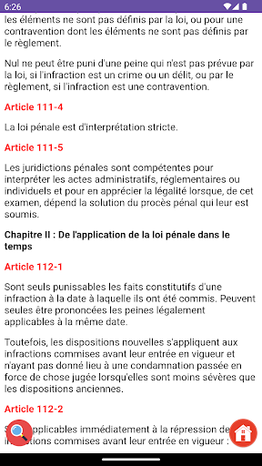 Code Pénal Français Screen 3