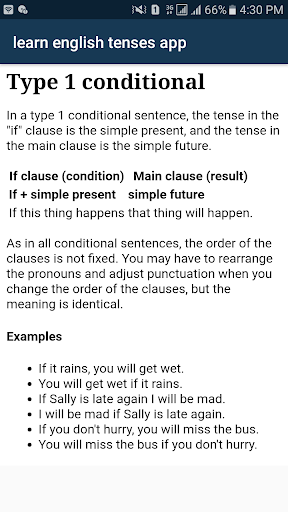 English Tenses Book Offline Screen 3