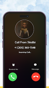 Skibidi-Toilet Games fake call