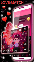 screenshot of Love Keyboard Theme
