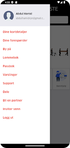 FLYTTEAPPEN Screen 3