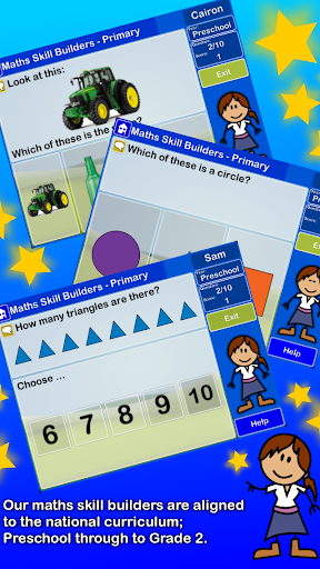 Android application Maths Skill Builders - Lite ZA screenshort