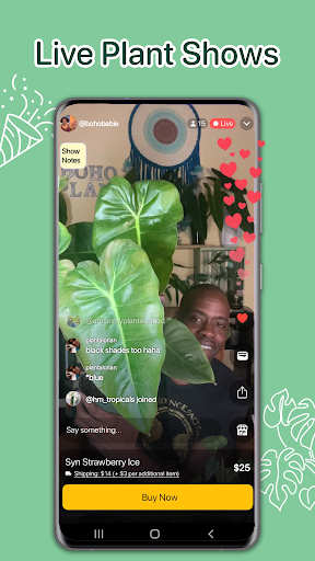 Android application Blossm - Social Plant Market screenshort