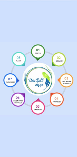 Android application UniBill App screenshort