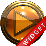 Poweramp Widget Orange Gold icon