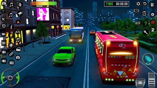 バス ゲーム 運転中 シミュレー Bus Simulator