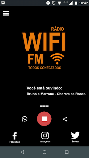 Android application Rádio Wifi FM screenshort