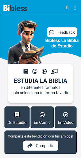 Android application Biblia de Estudio Interactiva screenshort